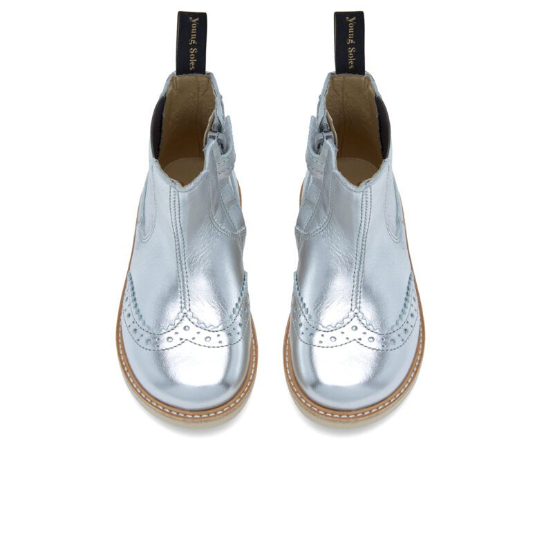 Francis Leather Silver 3 Чизми Young Soles London