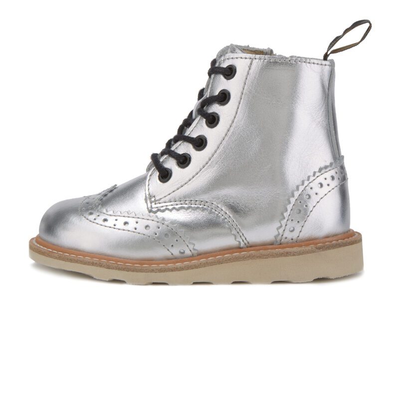 Sidney Leather Silver 2 Чизми Young Soles London
