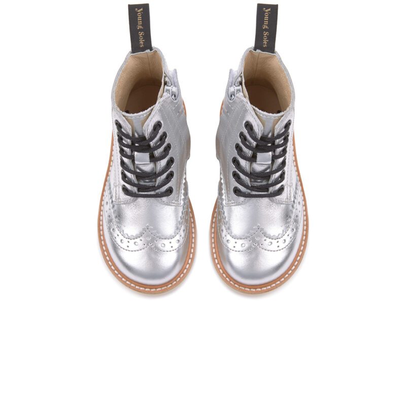 Sidney Leather Silver 3 Чизми Young Soles London