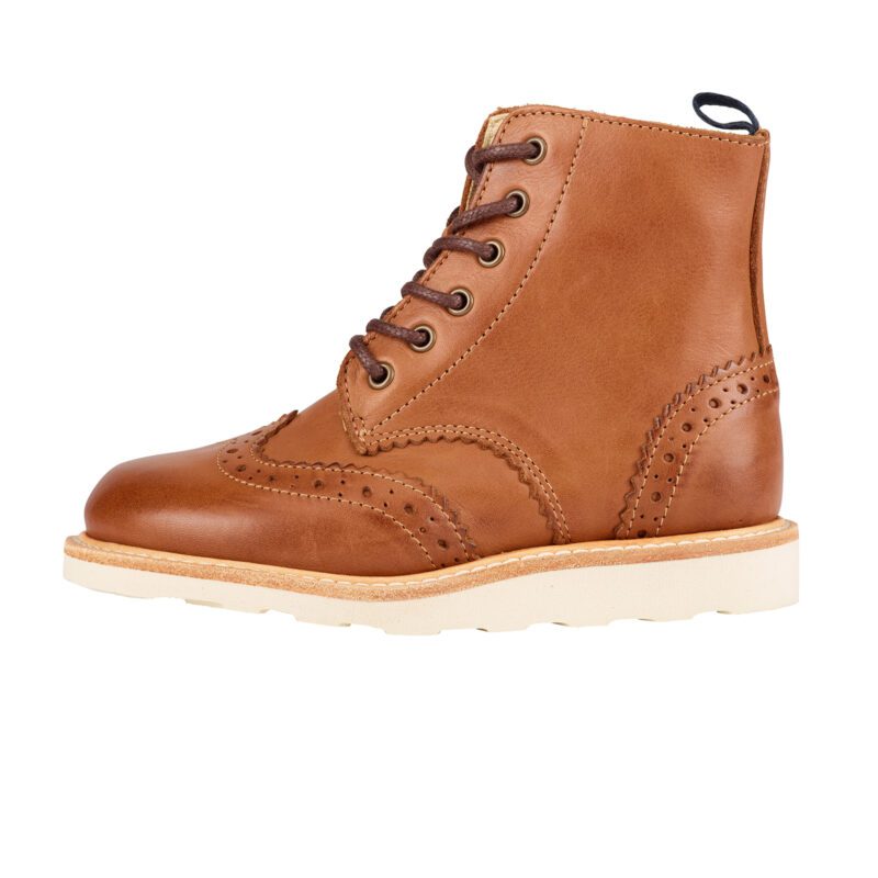 Sidney Leather Tan Burnished 2 Чизми Young Soles London