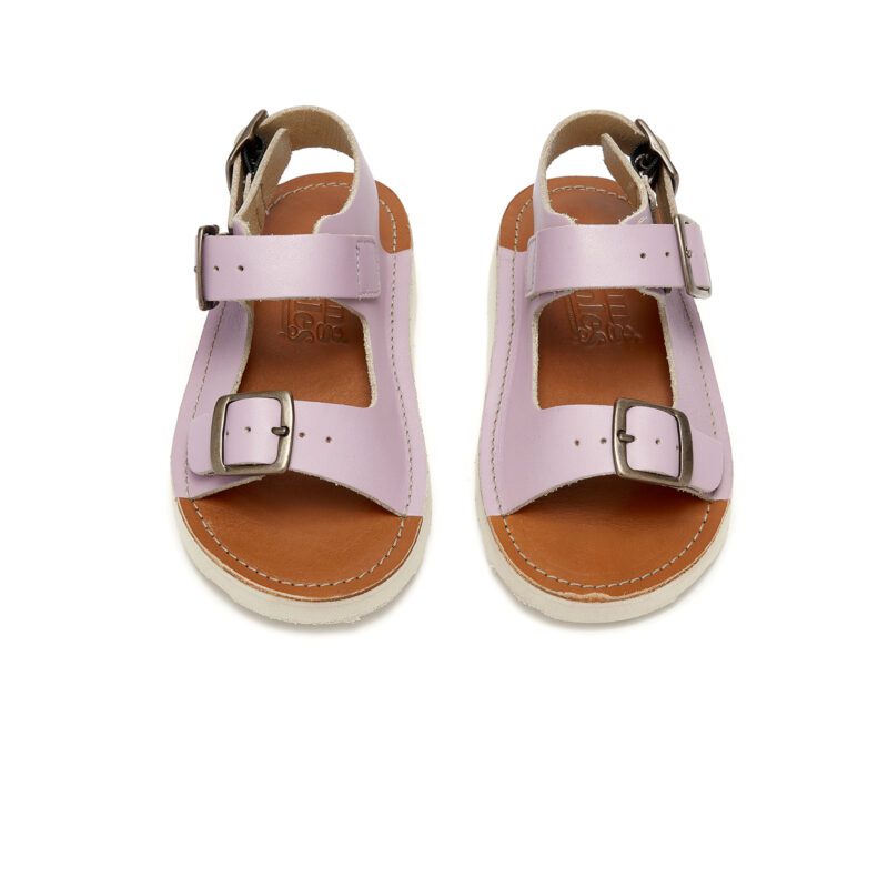 Spike Leather Lilac 3 Сандали Young Soles London