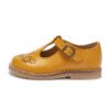VELCRO T BAR SHOE WITH RUBBER SOLE MUSTARD 2 Чевли Young Soles London