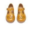 VELCRO T BAR SHOE WITH RUBBER SOLE MUSTARD 3 Чевли Young Soles London